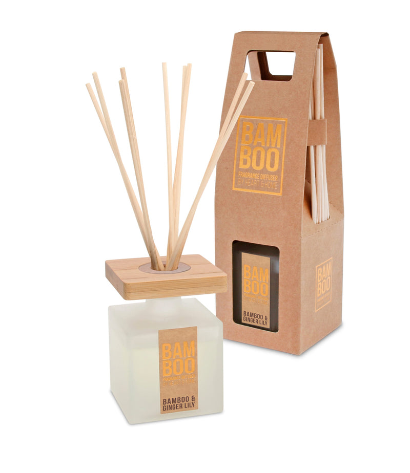 Essential Oils Bamboo & Ginger Lily Diffuser - Lasts 12 Weeks, 70ml