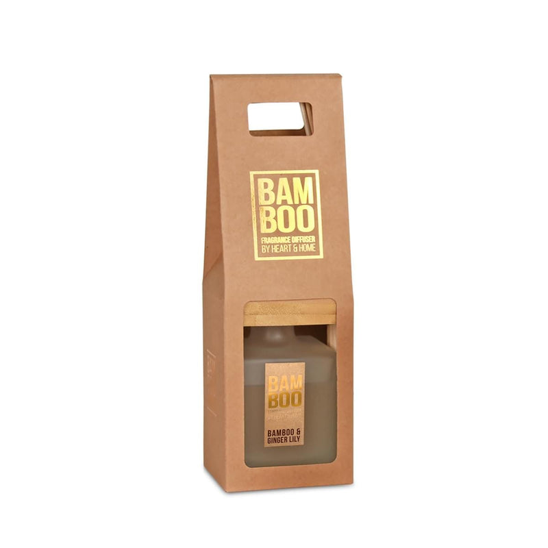 Bamboo & Ginger Lily 140ml Diffuser - Elegant Aroma for 16 Weeks of Bliss