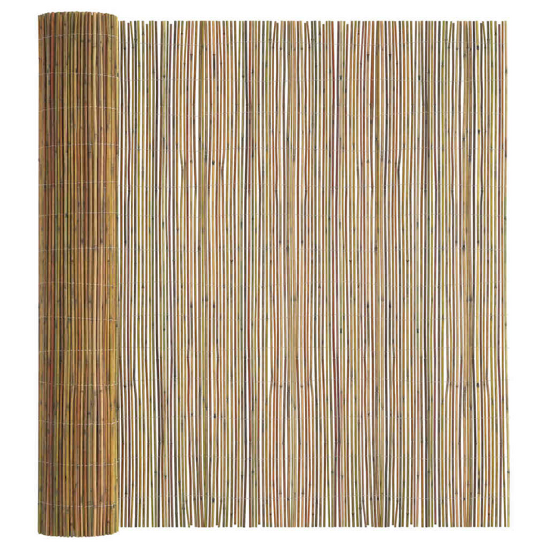 vidaXL 500x180 cm Brown Bamboo Fence - Eco-Friendly Privacy Solution
