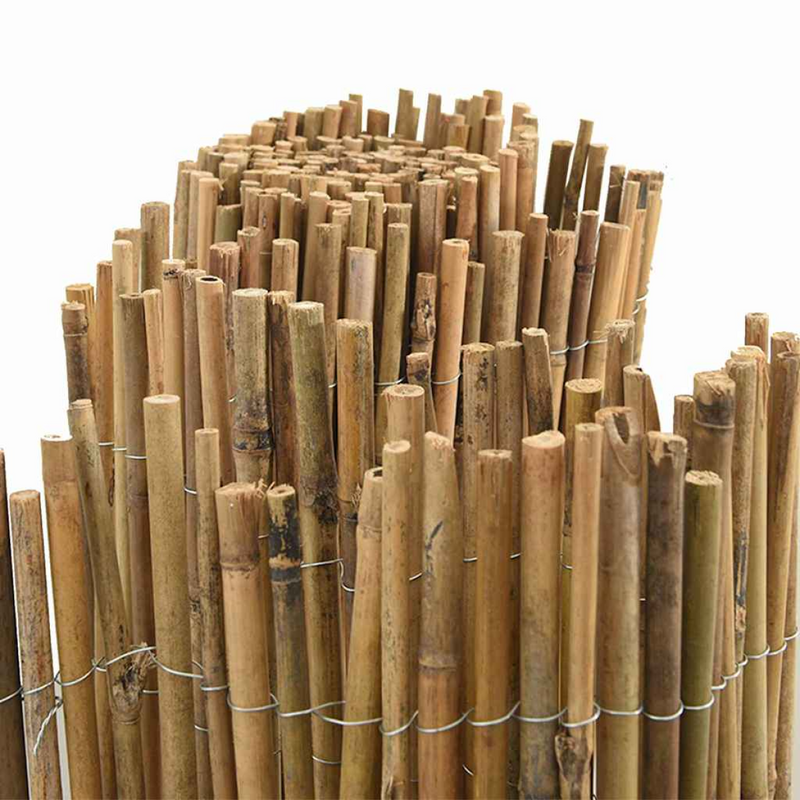 vidaXL 500x180 cm Brown Bamboo Fence - Eco-Friendly Privacy Solution