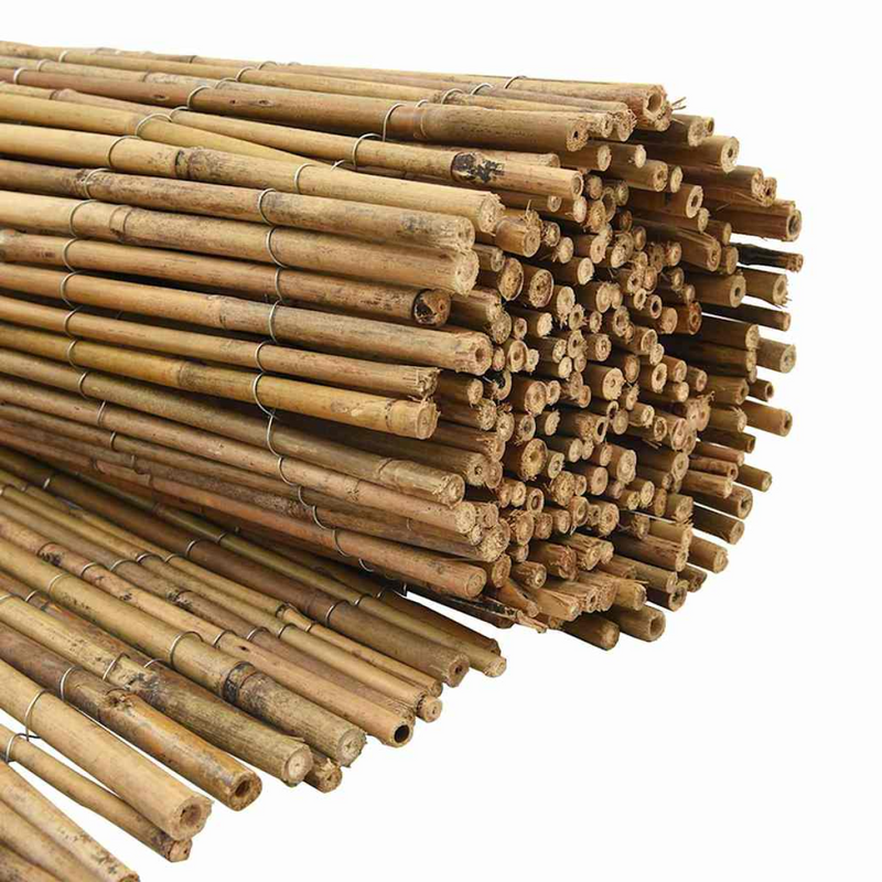 vidaXL Brown Bamboo Fence - 300x125 cm Natural Privacy Solution