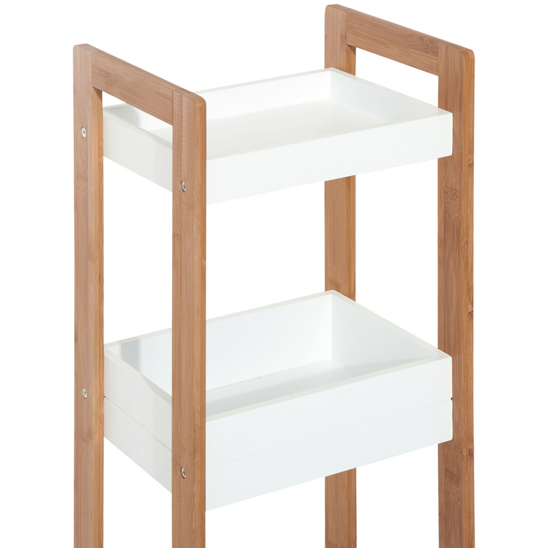 Natural Bamboo 3-Tier Shelves - Stylish Storage for Any Room!