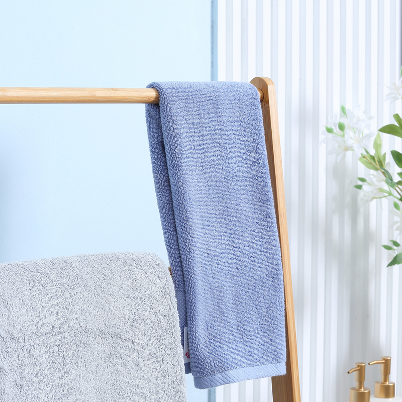Versatile Foldable Bamboo Towel Rack with 3 Bars & Shelves for Space-Saving Style