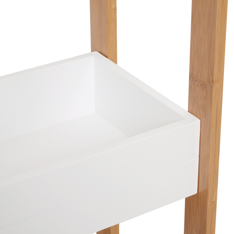 Natural Bamboo 3-Tier Shelves - Stylish Storage for Any Room!