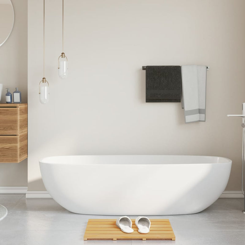 VidaXL Eco-Friendly Bamboo Bath Mat - Elegant Design & Comfort, 54x36 cm