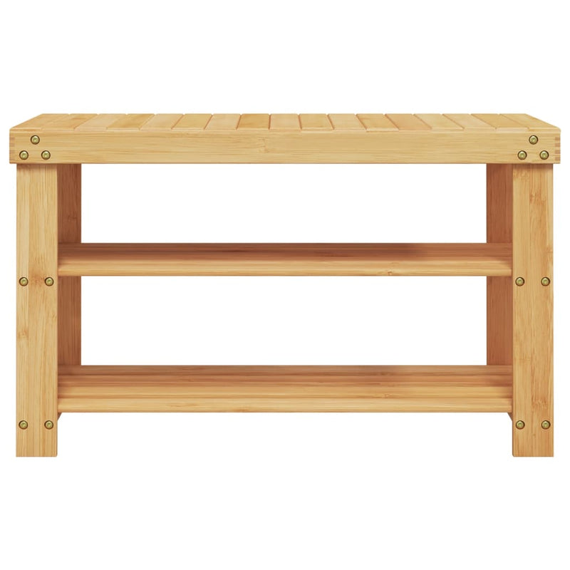 vidaXL Bamboo 3-Tier Shoe Rack - Stylish & Sturdy Storage Solution