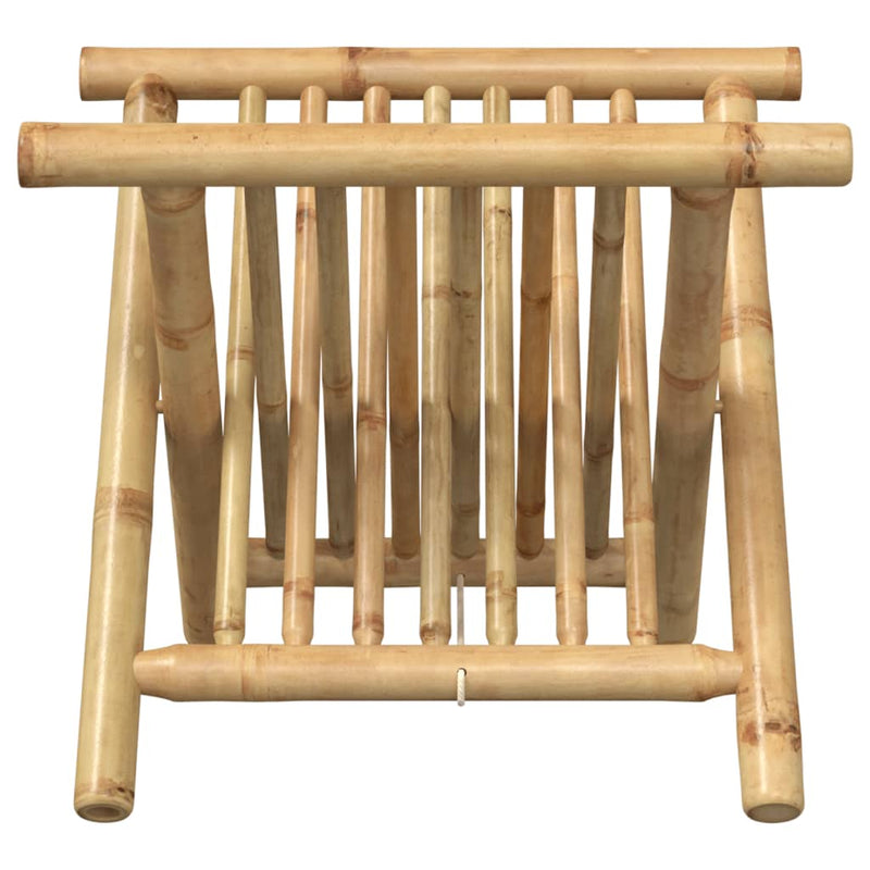 Bamboo Magazine Rack - Stylish, Natural Finish, Space-Saving Design