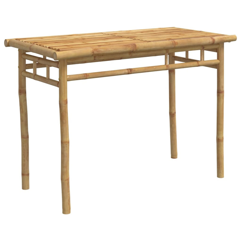 vidaXL 5-Piece Bamboo Garden Dining Set – Stylish Outdoor Entertaining Ready!