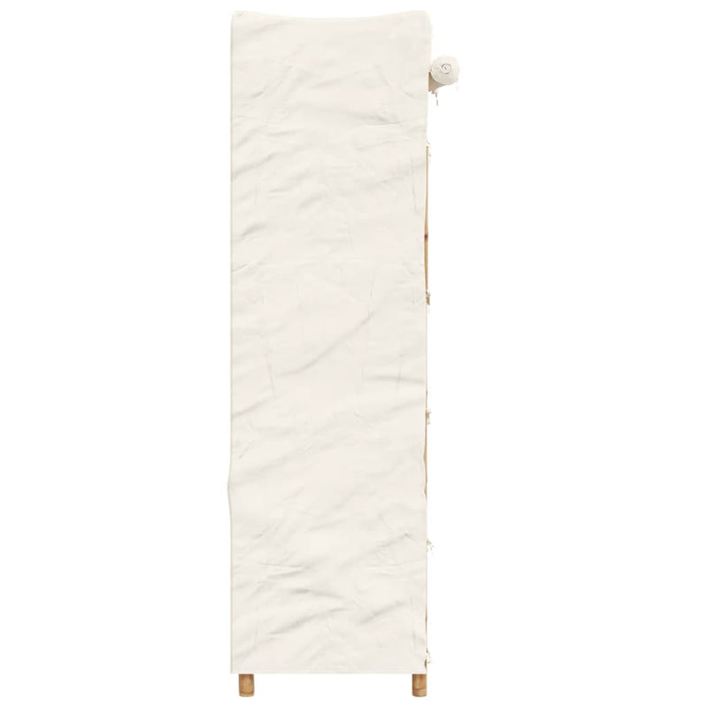 vidaXL Elegant Bamboo Wardrobe - Stylish Storage Solution (110x45x170 cm)