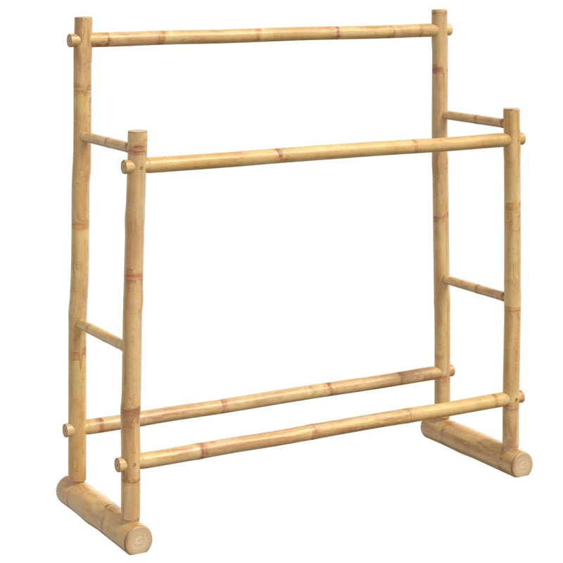 Stylish Bamboo Clothes Rack - Space-Saving Elegance for Your Home