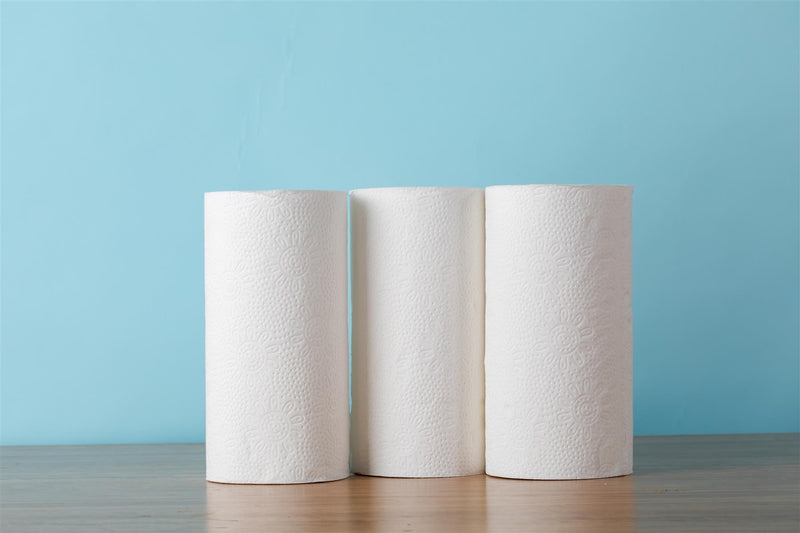 Vinsani Eco-Friendly Bamboo Kitchen Rolls - 12 Pack, Super Absorbent & Durable