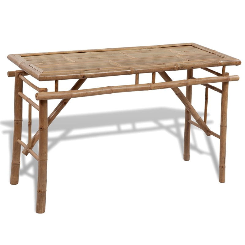 Bamboo Beer Table Set with 2 Benches – Perfect for Outdoor Gatherings!