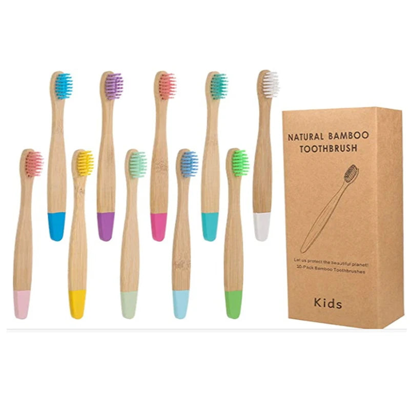Eco-Friendly Bamboo Toothbrush Set - Soft Bristles & Ergonomic Design - Bamboo Craze