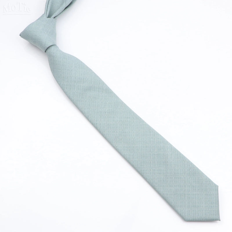 Bamboo Fibre Neck Tie - Fashionable Solid Design - 145x6cm - Bamboo Craze