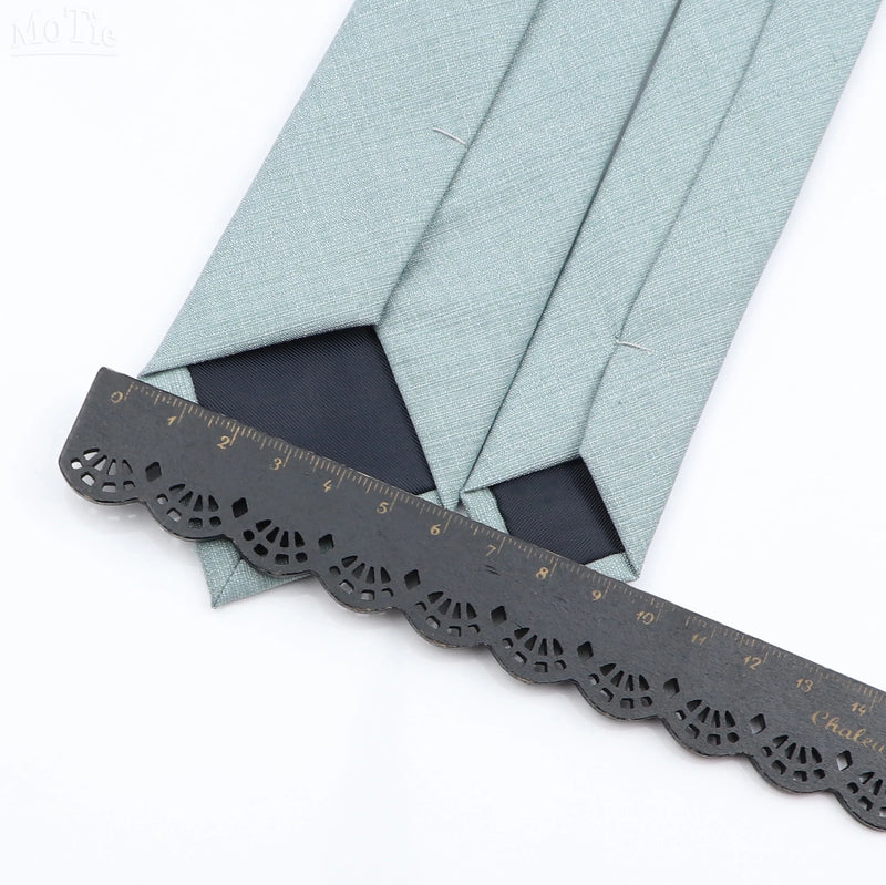 Bamboo Fibre Neck Tie - Fashionable Solid Design - 145x6cm - Bamboo Craze