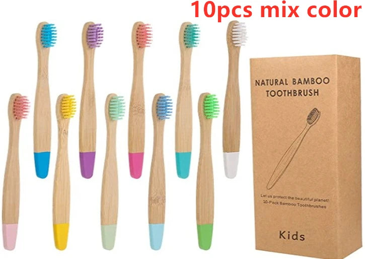 Eco-Friendly Bamboo Toothbrush Set - Soft Bristles & Ergonomic Design - Bamboo Craze