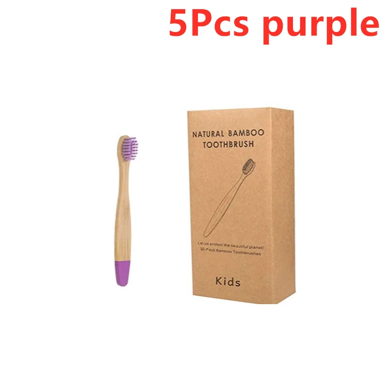 Eco-Friendly Bamboo Toothbrush Set - Soft Bristles & Ergonomic Design - Bamboo Craze