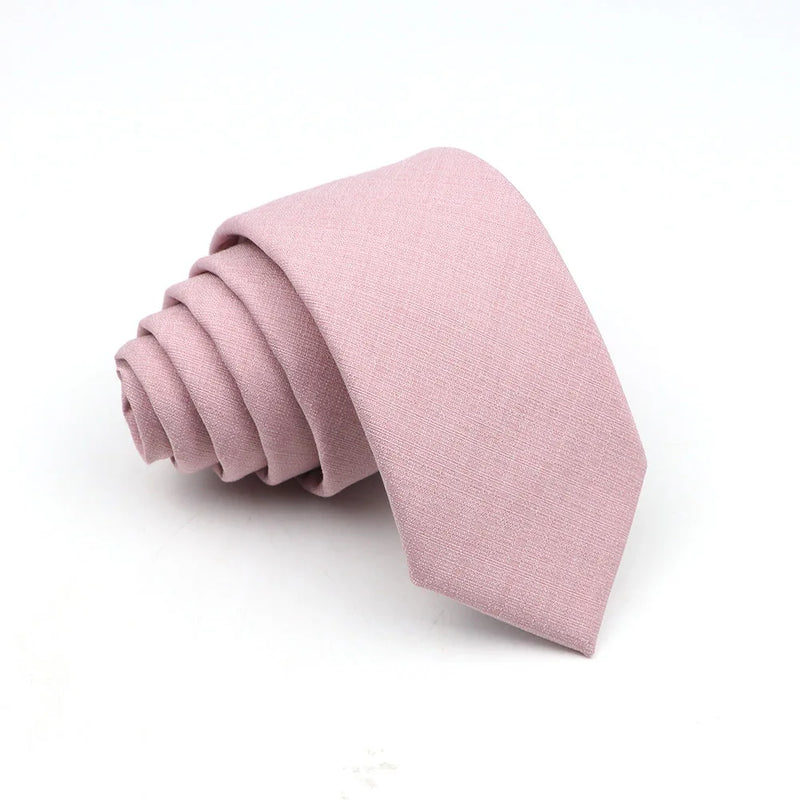 Bamboo Fibre Neck Tie - Fashionable Solid Design - 145x6cm - Bamboo Craze