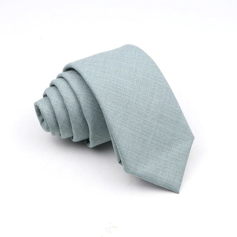 Bamboo Fibre Neck Tie - Fashionable Solid Design - 145x6cm - Bamboo Craze