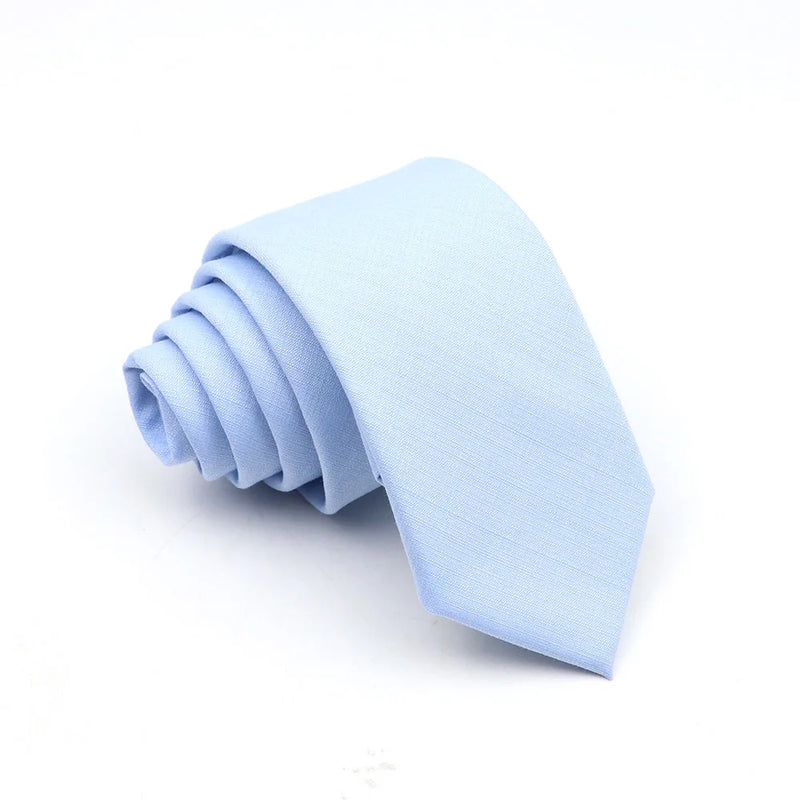 Bamboo Fibre Neck Tie - Fashionable Solid Design - 145x6cm - Bamboo Craze