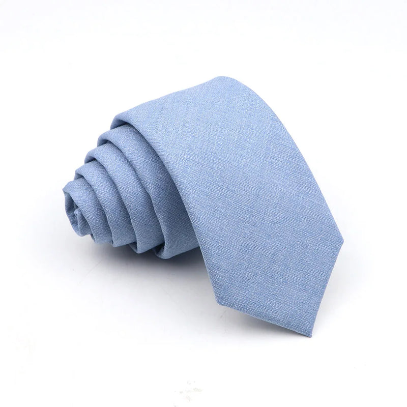 Bamboo Fibre Neck Tie - Fashionable Solid Design - 145x6cm - Bamboo Craze