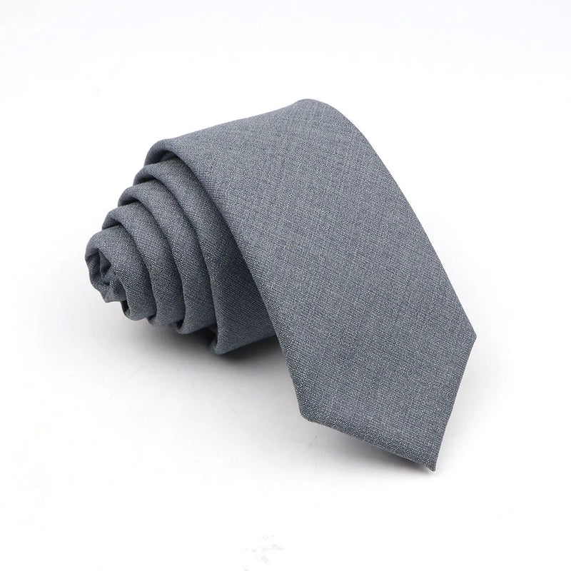 Bamboo Fibre Neck Tie - Fashionable Solid Design - 145x6cm - Bamboo Craze