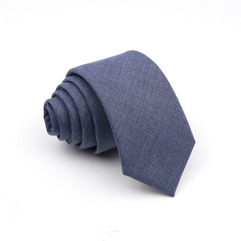 Bamboo Fibre Neck Tie - Fashionable Solid Design - 145x6cm - Bamboo Craze