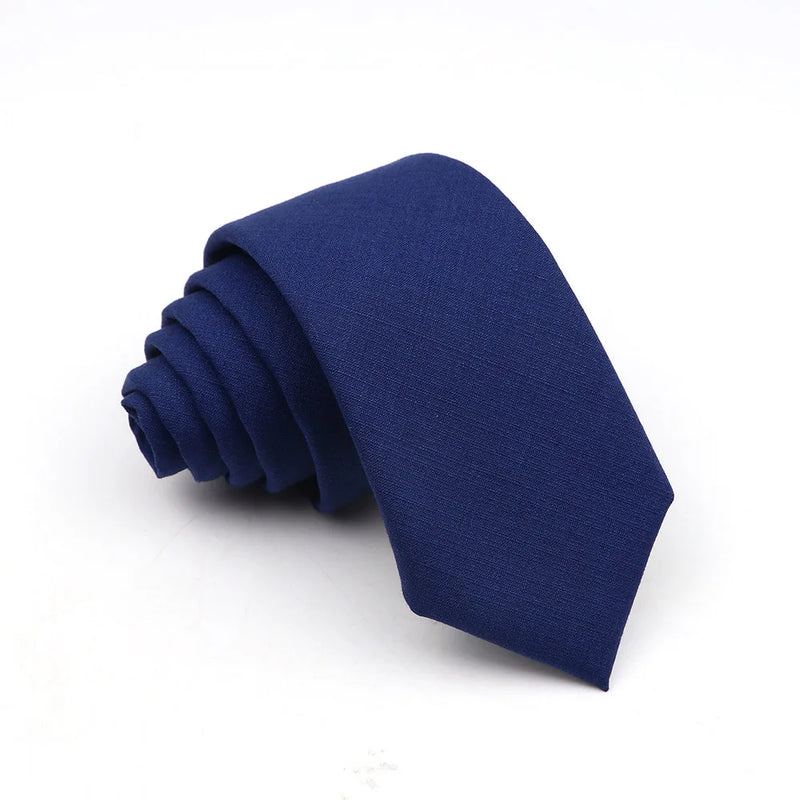 Bamboo Fibre Neck Tie - Fashionable Solid Design - 145x6cm - Bamboo Craze