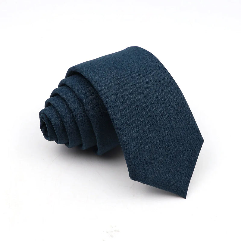 Bamboo Fibre Neck Tie - Fashionable Solid Design - 145x6cm - Bamboo Craze