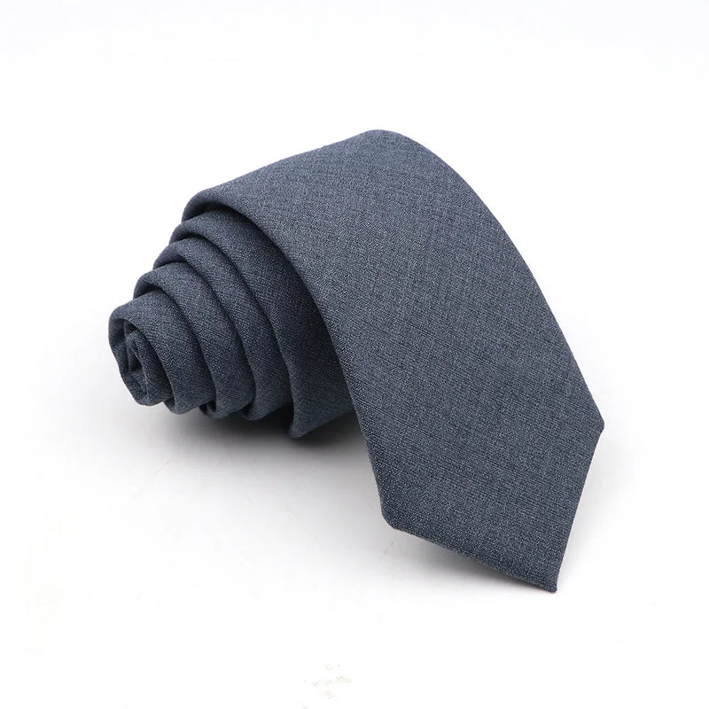Bamboo Fibre Neck Tie - Fashionable Solid Design - 145x6cm - Bamboo Craze