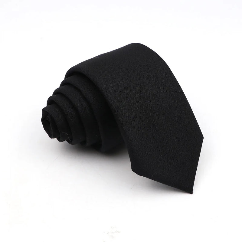 Bamboo Fibre Neck Tie - Fashionable Solid Design - 145x6cm - Bamboo Craze