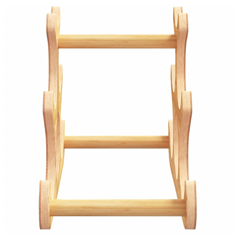 Elegant Bamboo Wine Rack for 6 Bottles – Stylish & Space-Saving Design
