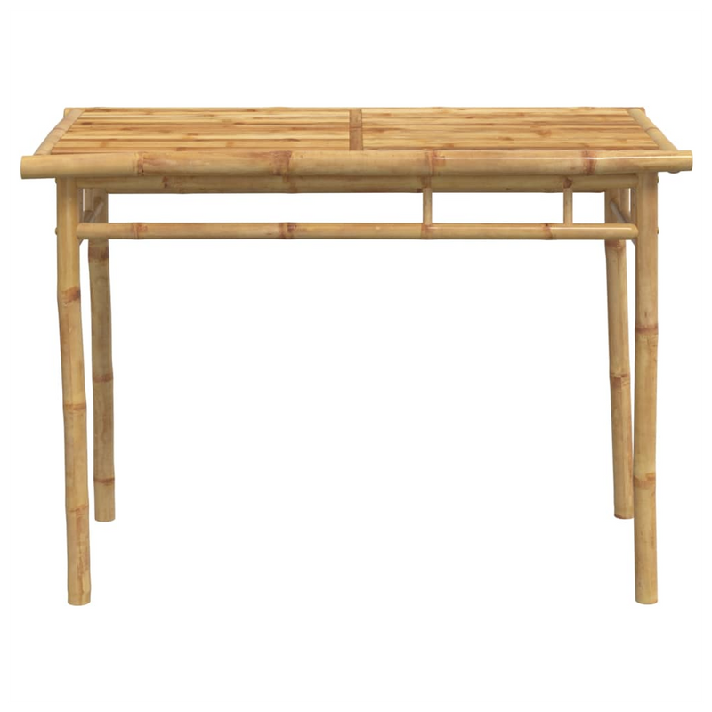 Elegantly Crafted Bamboo Garden Dining Table – 110x55x75 cm